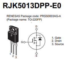 RJK5013DPP-E0 Datasheet PDF Renesas Electronics