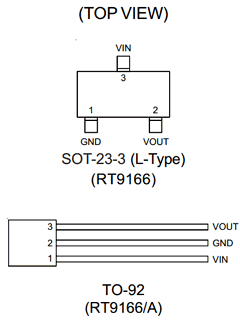 RT9166-1BG Datasheet PDF Richtek Technology
