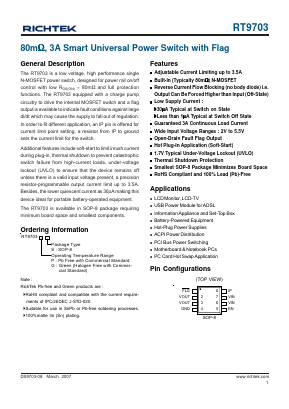 RT9703PS Datasheet PDF Richtek Technology