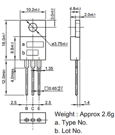 2SA1726 Datasheet PDF Sanken Electric co.,ltd.