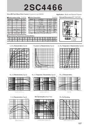 2SC4466 Datasheet PDF Sanken Electric co.,ltd.