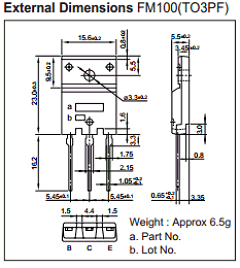 2SC5099P Datasheet PDF Sanken Electric co.,ltd.
