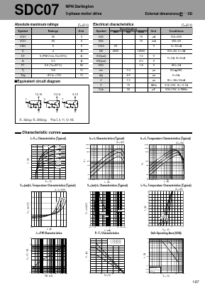 SDC07 Datasheet PDF Sanken Electric co.,ltd.