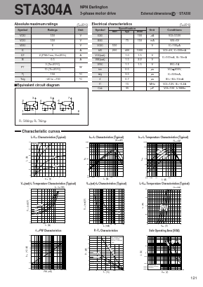 STA304A Datasheet PDF Sanken Electric co.,ltd.