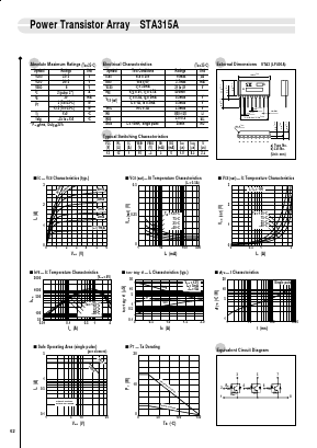 STA315A Datasheet PDF Sanken Electric co.,ltd.