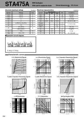 STA475A Datasheet PDF Sanken Electric co.,ltd.