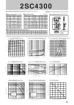 2SC4300 Datasheet PDF Sanken Electric co.,ltd.