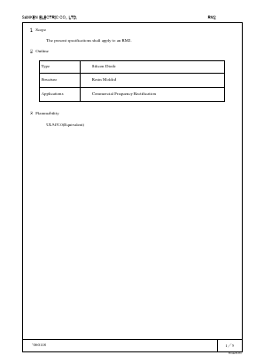 RM2 Datasheet PDF Sanken Electric co.,ltd.