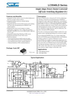 LC5545LD Datasheet PDF Sanken Electric co.,ltd.