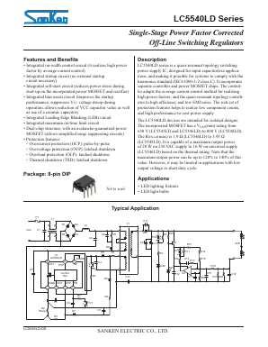 LC5540LD Datasheet PDF Sanken Electric co.,ltd.