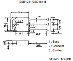 D1841 Datasheet PDF SANYO -> Panasonic