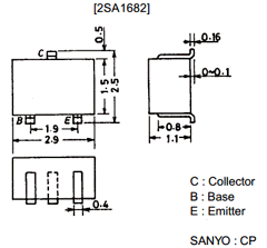 2SA1682 Datasheet PDF SANYO -> Panasonic