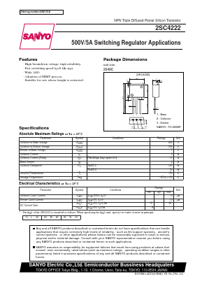 C4222 Datasheet PDF SANYO -> Panasonic