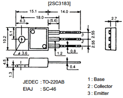 2SC3183 Datasheet PDF SANYO -> Panasonic