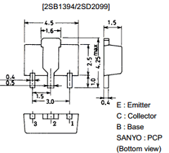 2SB1394 Datasheet PDF SANYO -> Panasonic