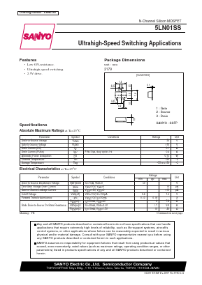 5LN01SS Datasheet PDF SANYO -> Panasonic