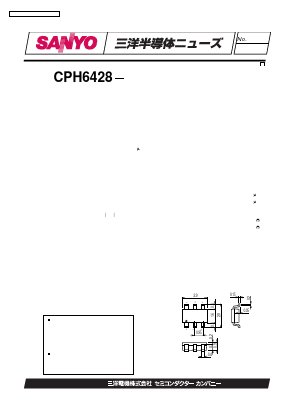 CPH6428 Datasheet PDF SANYO -> Panasonic