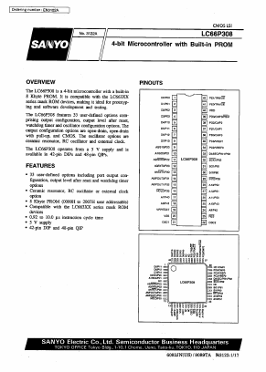 LC66356V Datasheet PDF SANYO -> Panasonic