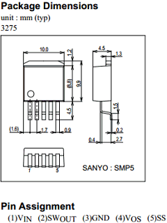 LA5753MP Datasheet PDF SANYO -> Panasonic