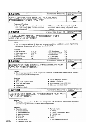 LA7033 Datasheet PDF SANYO -> Panasonic