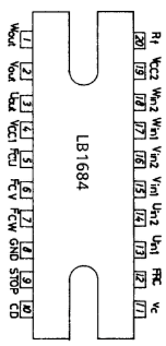 LB1684 Datasheet PDF SANYO -> Panasonic