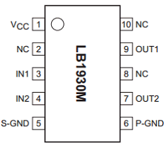 LB1930M Datasheet PDF SANYO -> Panasonic