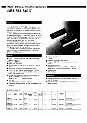 LM64PG97 Datasheet PDF SANYO -> Panasonic