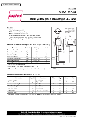 SLP-3132C-81 Datasheet PDF SANYO -> Panasonic