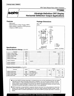 TT2062 Datasheet PDF SANYO -> Panasonic