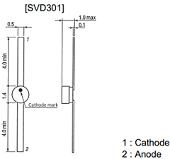 SVD301 Datasheet PDF SANYO -> Panasonic