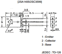 2SA1405F Datasheet PDF SANYO -> Panasonic