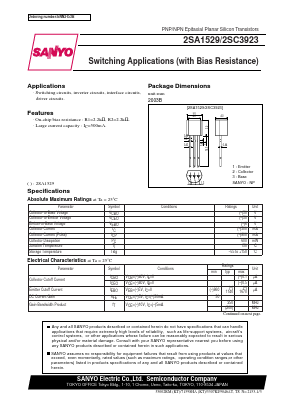 2SC3923 Datasheet PDF SANYO -> Panasonic