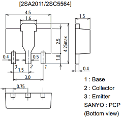 A2011 Datasheet PDF SANYO -> Panasonic