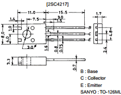 2SC4217 Datasheet PDF SANYO -> Panasonic