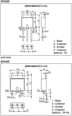 2SC4134 Datasheet PDF SANYO -> Panasonic