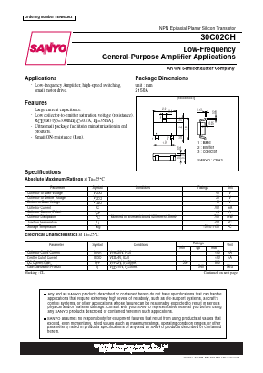 30C02CH Datasheet PDF SANYO -> Panasonic