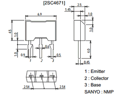 2SC4671 Datasheet PDF SANYO -> Panasonic