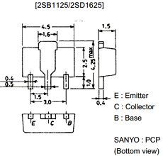 2SD1625 Datasheet PDF SANYO -> Panasonic