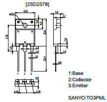 2SD2578 Datasheet PDF SANYO -> Panasonic