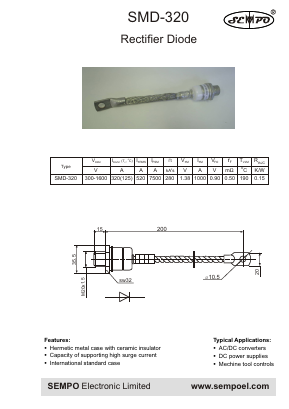 SMD-320 Datasheet PDF SEMPO ELECTRONIC Limited