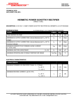 SHD130535 Datasheet PDF Sensitron