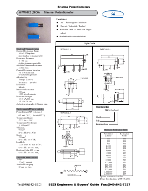 WIW1012-3-503 Datasheet PDF Sharma Electro Components,Inc