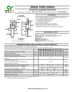 SR845 Datasheet PDF Shunye Enterprise