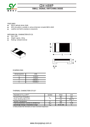 CD4148WP Datasheet PDF Shunye Enterprise