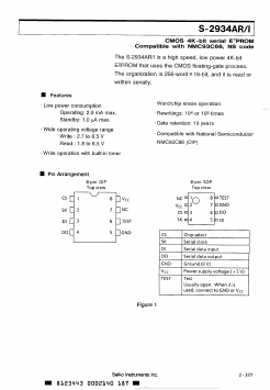 S-2934ARF10 Datasheet PDF Seiko Instruments Inc