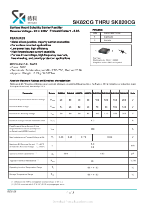 SK820CG Datasheet PDF SHIKE Electronics