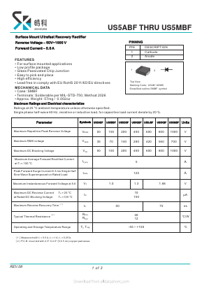 US5ABF Datasheet PDF SHIKE Electronics