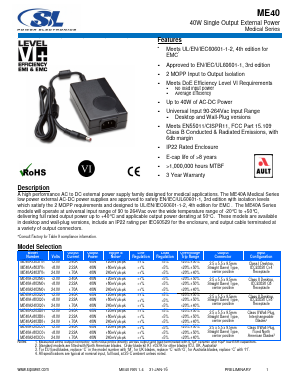 ME40A1203Q01 Datasheet PDF SL Power Electronics