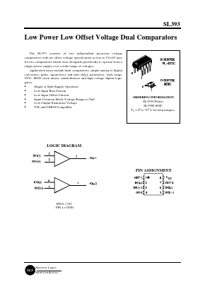 SL393D Datasheet PDF System Logic Semiconductor