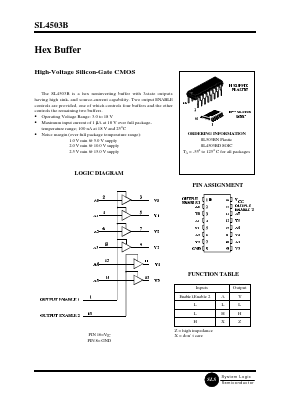 SL4503B Datasheet PDF System Logic Semiconductor